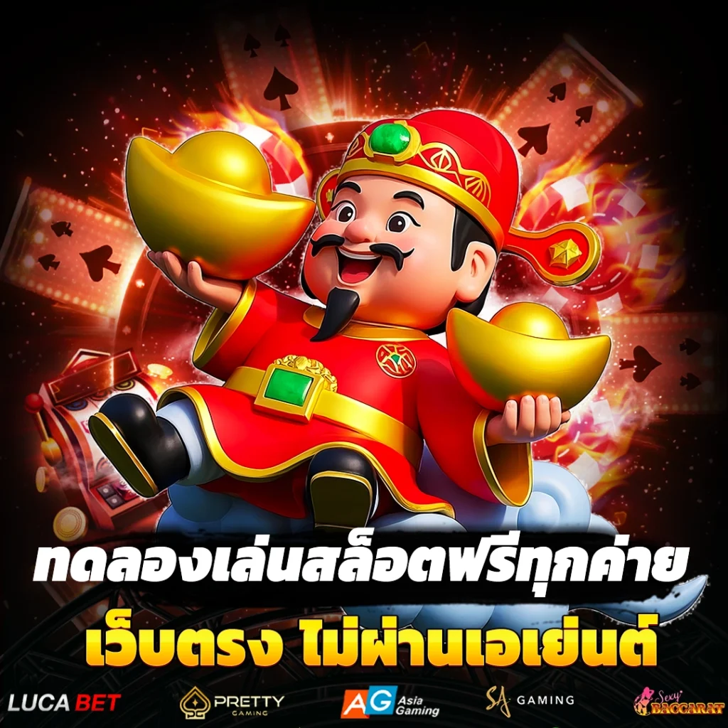 ทดลองเล่นสล็อตฟรีทุกค่าย